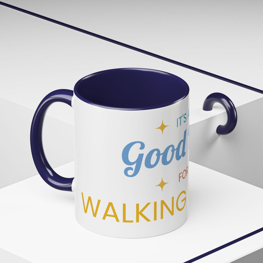 Inspirational Coffee Mug — “It's a Good Day for Walking in Faith” Ceramic Accent Mug
