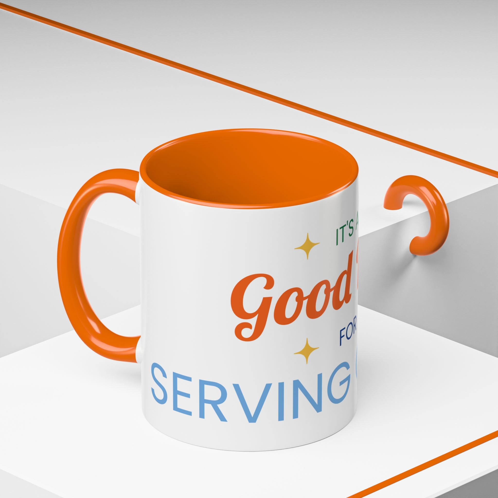 It's a Good Day for serving others Coffee Mug — Inspirational Accent Mug (11/15oz)
