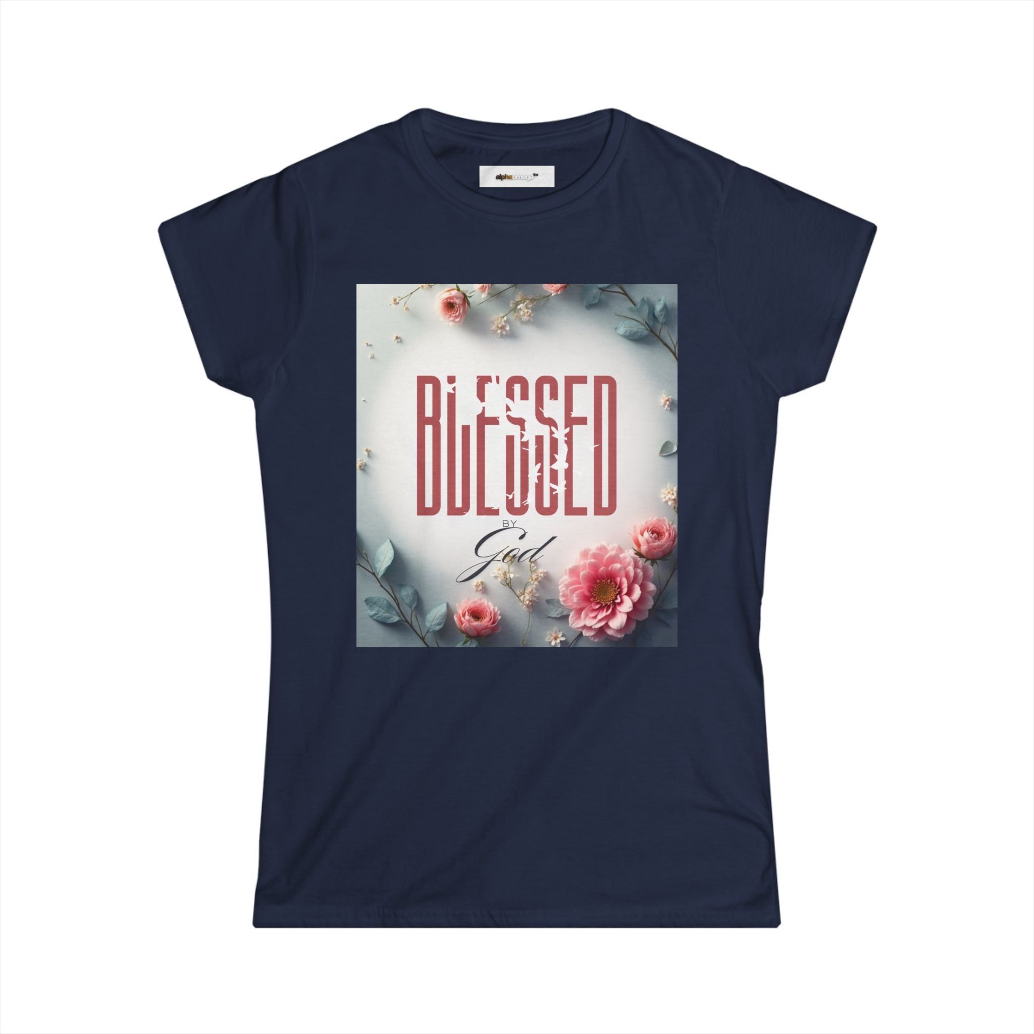 Blessed Girl Floral Tee - Women's Inspirational Christian Shirt (Copy)