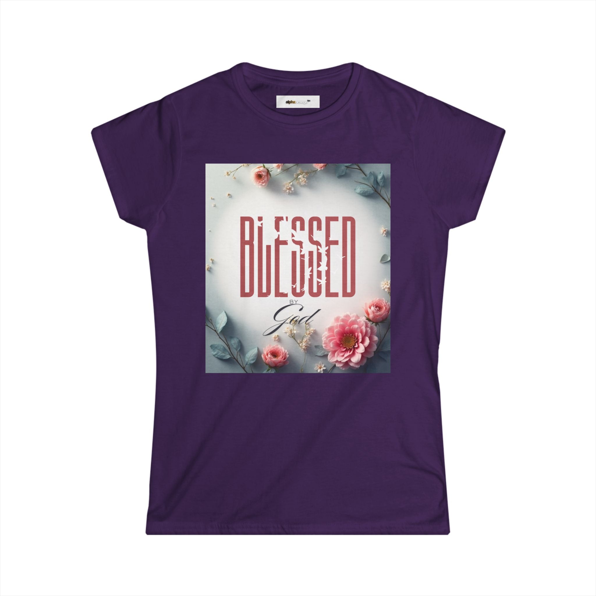 Blessed Girl Floral Tee - Women's Inspirational Christian Shirt (Copy)