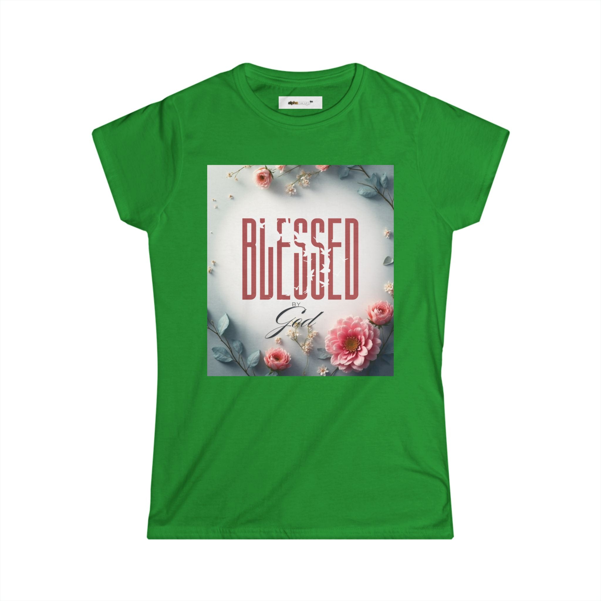 Blessed Girl Floral Tee - Women's Inspirational Christian Shirt (Copy)