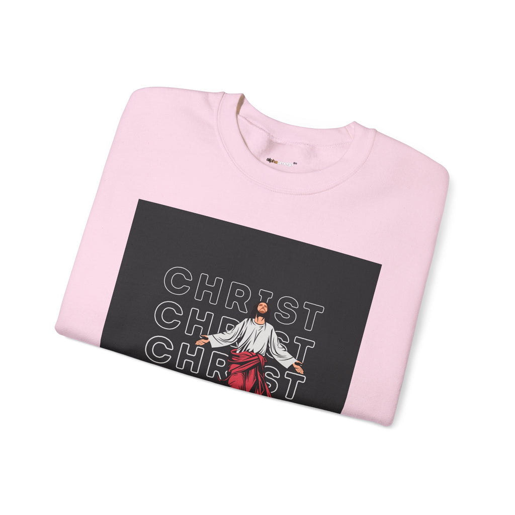 Christ - Jesus over everything Sweatshirt — Pastel Self-Care Crewneck