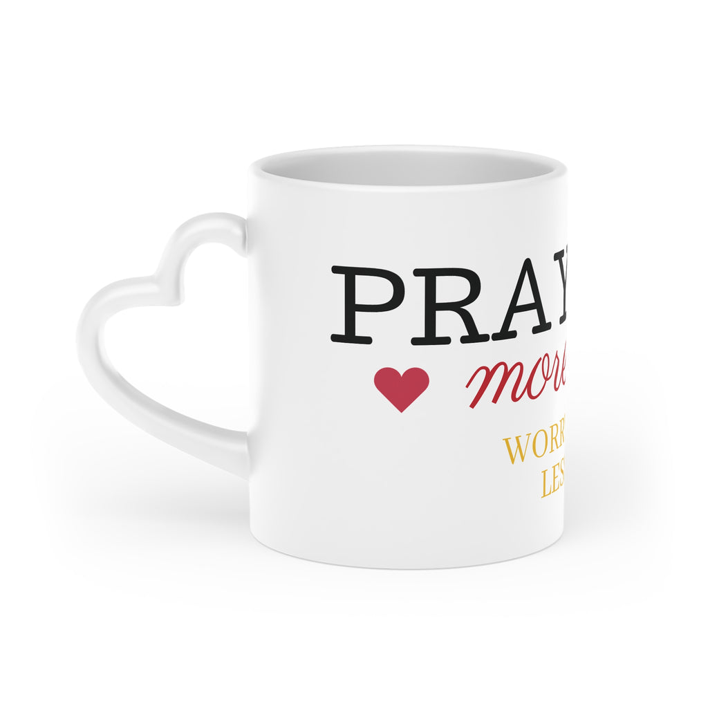Mug — "Pray More, Worry Less" Inspirational Coffee Mug