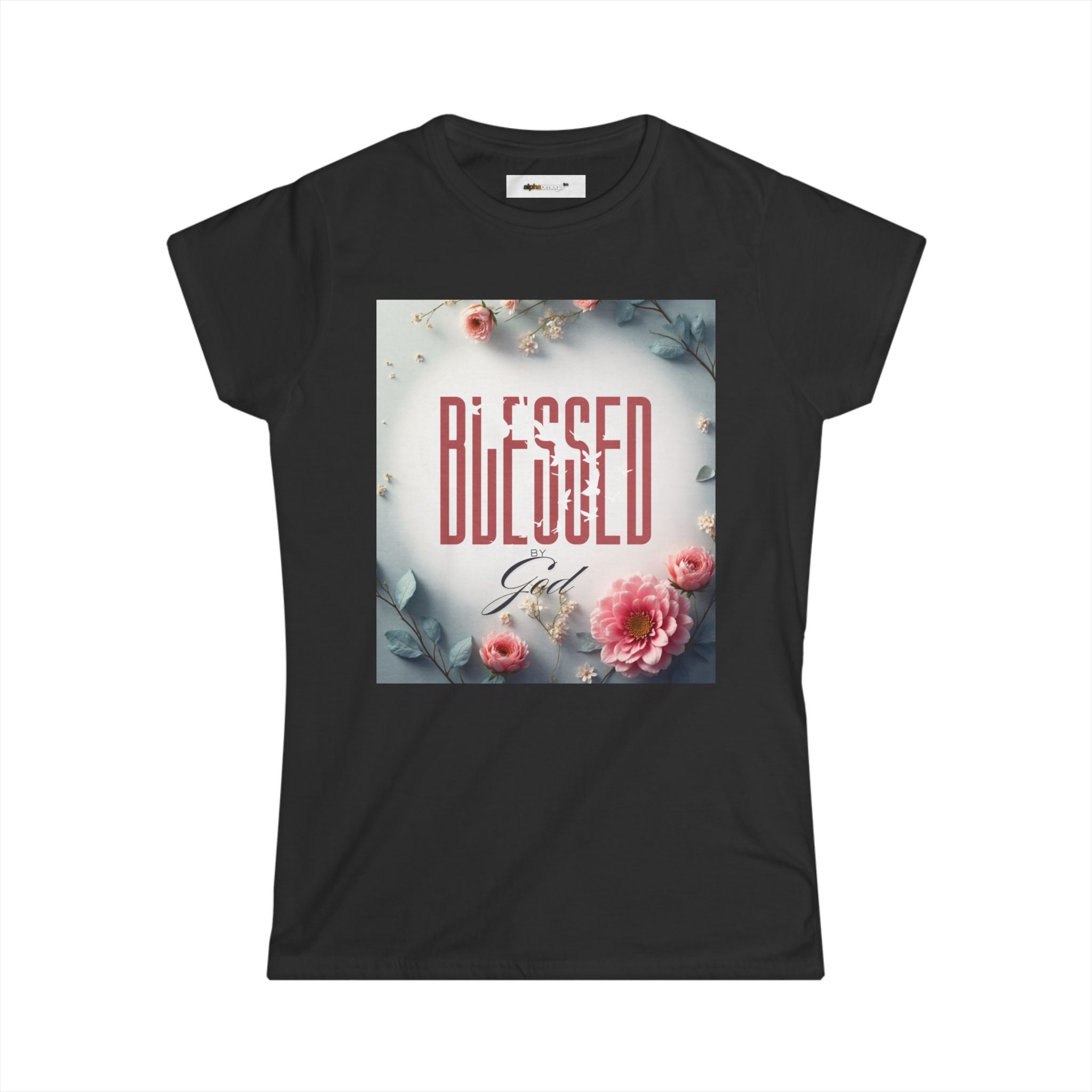 Blessed Girl Floral Tee - Women's Inspirational Christian Shirt (Copy)