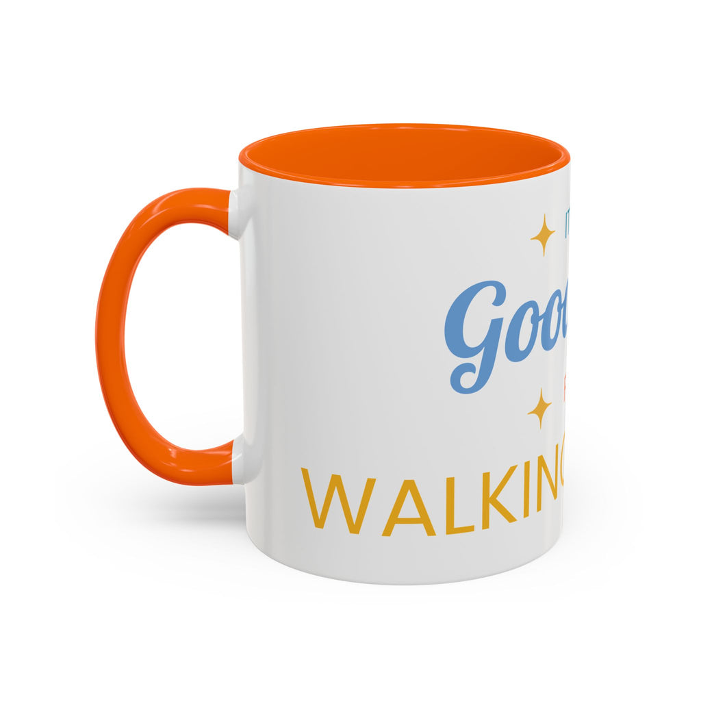 Inspirational Coffee Mug — “It's a Good Day for Walking in Faith” Ceramic Accent Mug