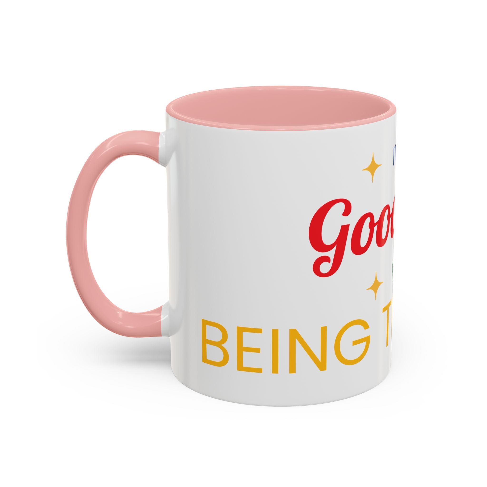 Coffee Mug — "It's a Good Day for Being Thankful" Accent Ceramic Mug