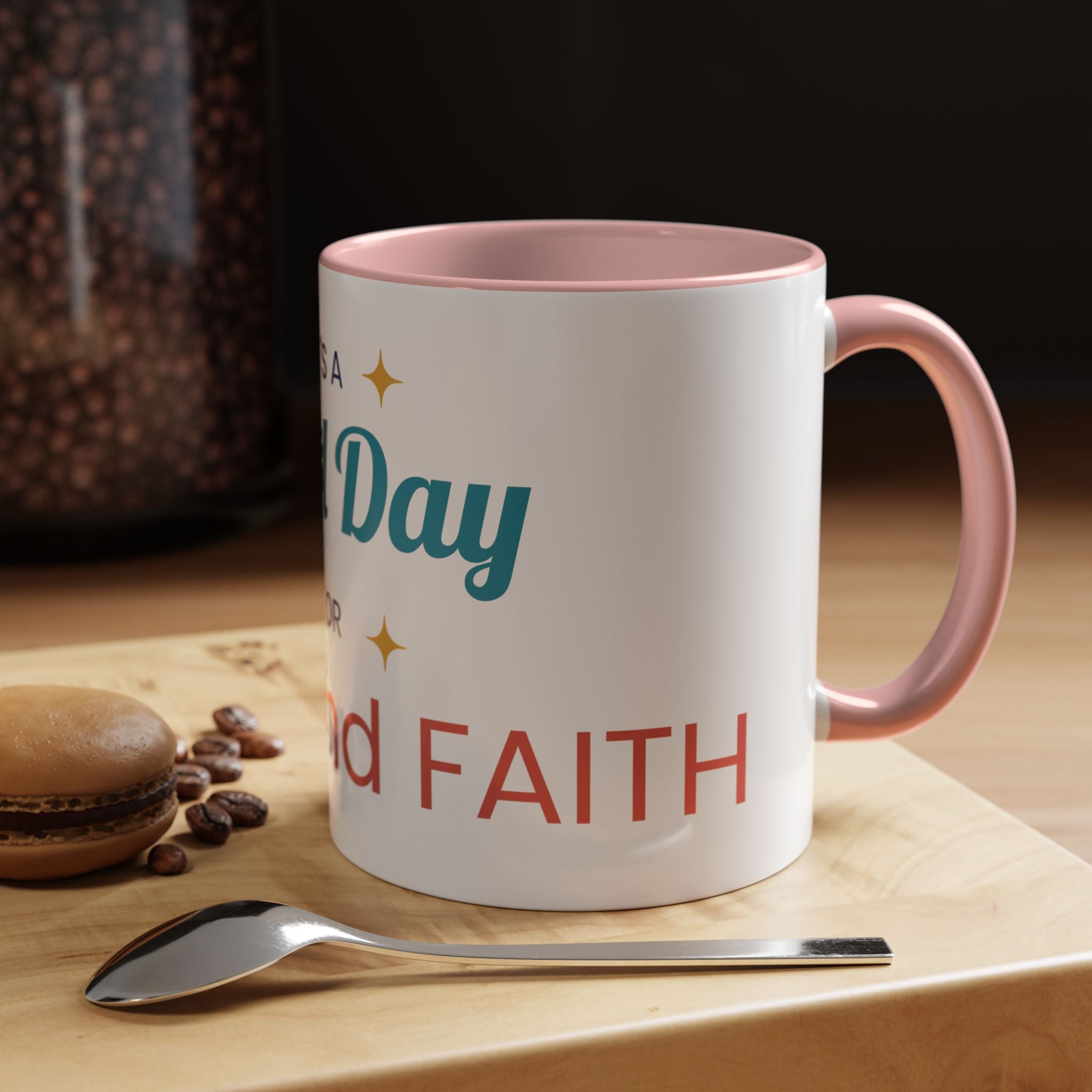 It's a Good Day for Hope and Faith Accent Coffee Mug – Inspirational Ceramic Tea Cup (11/15 oz)