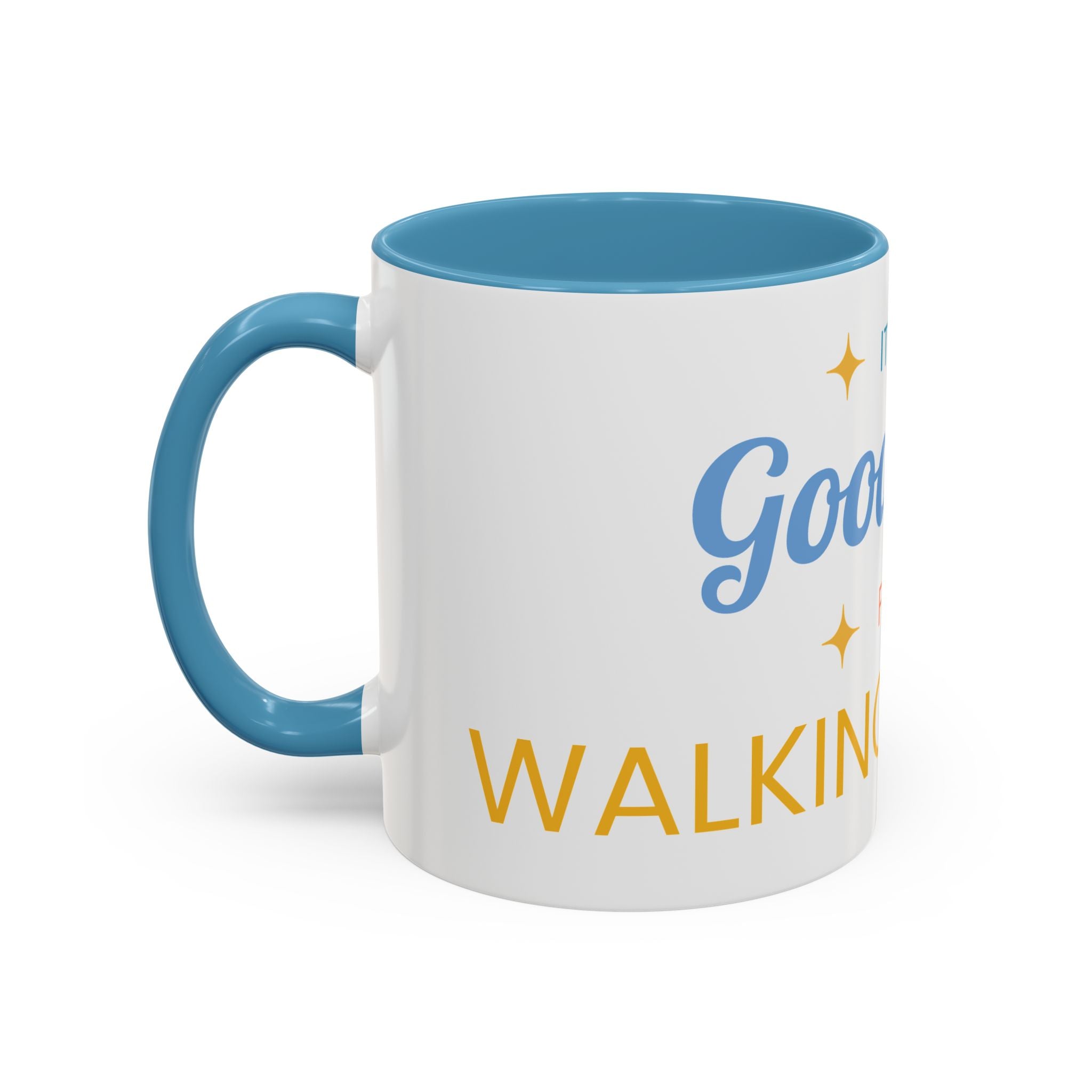 Inspirational Coffee Mug — “It's a Good Day for Walking in Faith” Ceramic Accent Mug