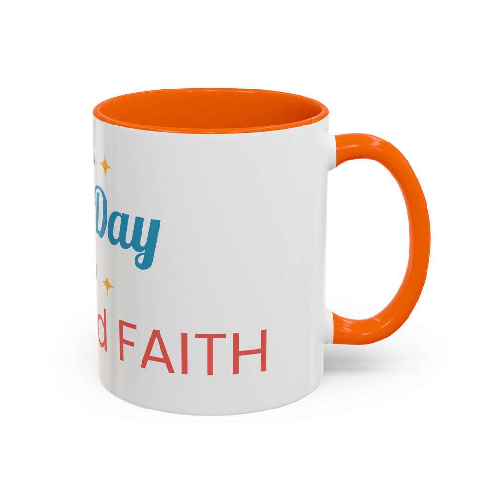 It's a Good Day for Hope and Faith Accent Coffee Mug – Inspirational Ceramic Tea Cup (11/15 oz)