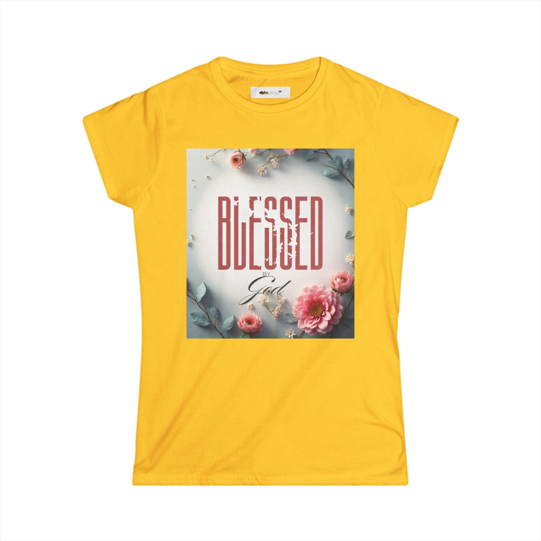 Blessed Girl Floral Tee - Women's Inspirational Christian Shirt (Copy)