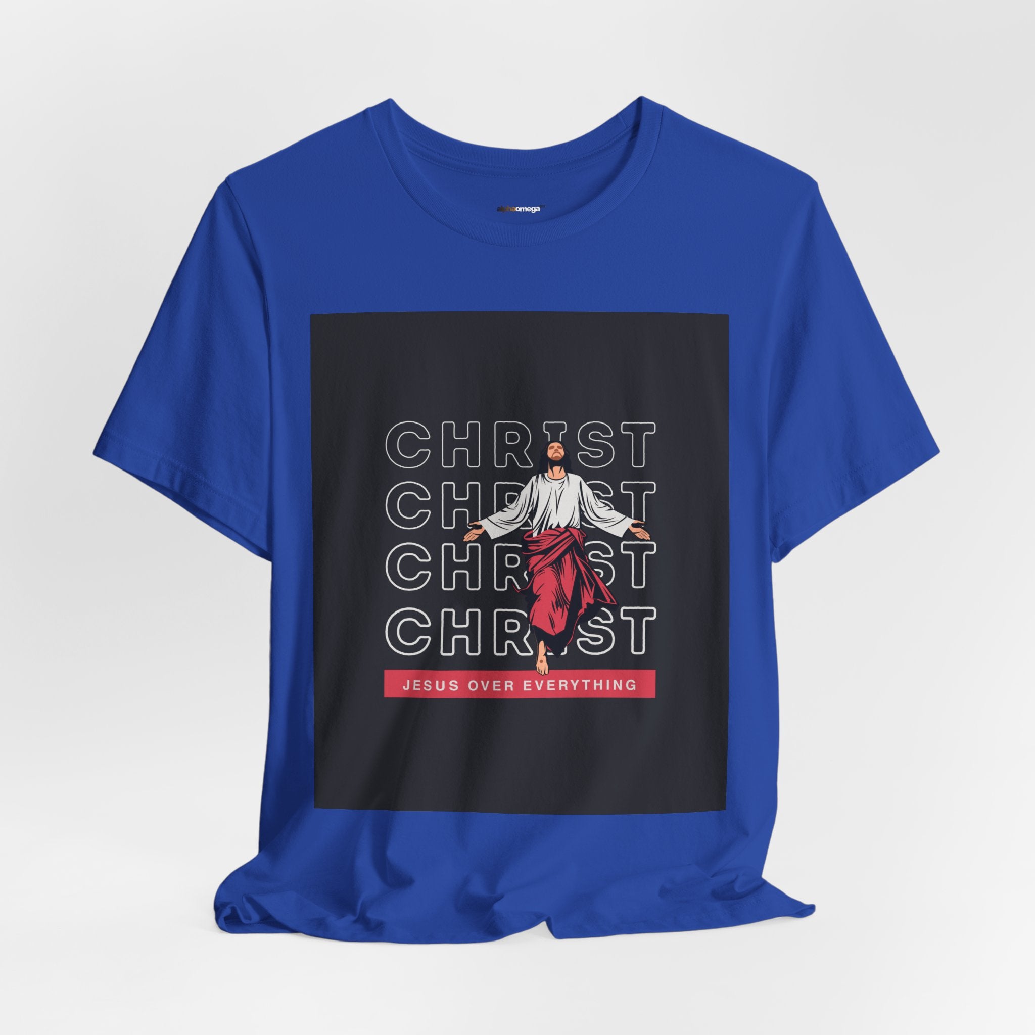 Christ - Jesus over everything Tee — Positive Message Graphic T-Shirt