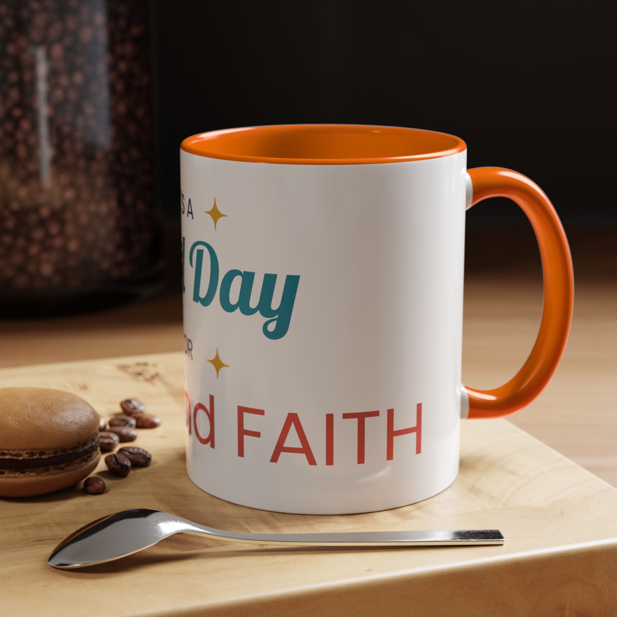 It's a Good Day for Hope and Faith Accent Coffee Mug – Inspirational Ceramic Tea Cup (11/15 oz)