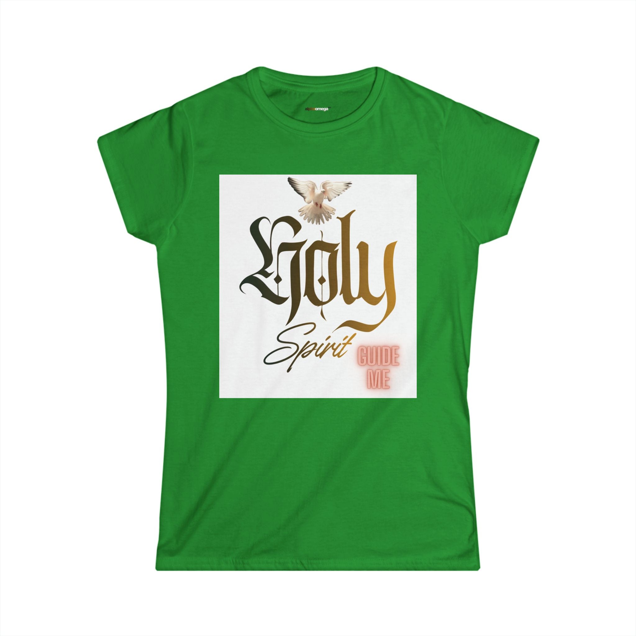 Holy Spirit Guide me Girl Floral Tee - Women's Inspirational Christian Shirt (Copy)