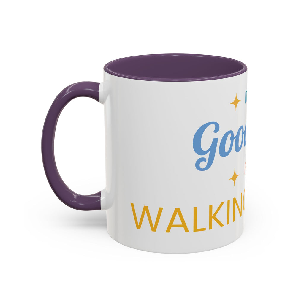 Inspirational Coffee Mug — “It's a Good Day for Walking in Faith” Ceramic Accent Mug