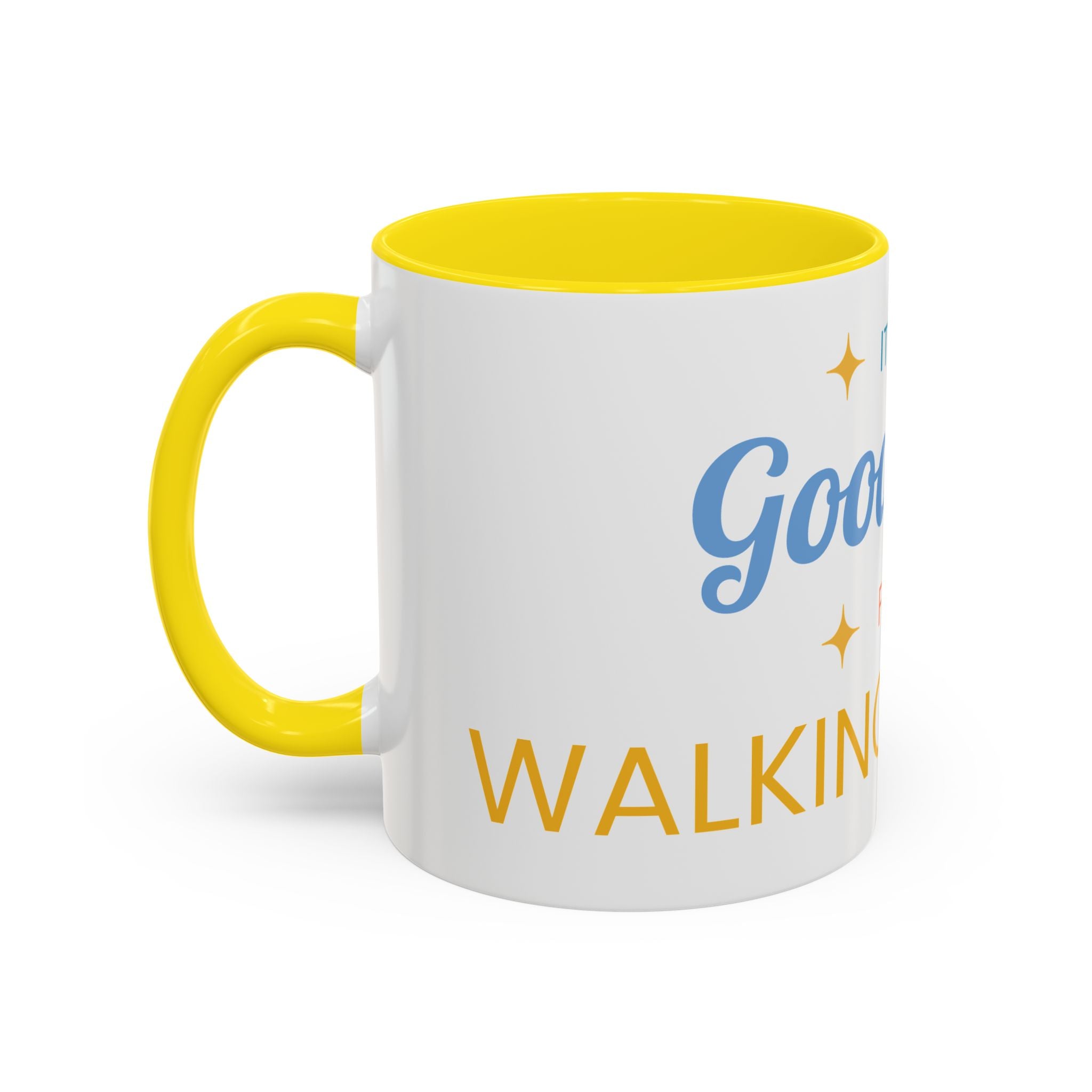 Inspirational Coffee Mug — “It's a Good Day for Walking in Faith” Ceramic Accent Mug