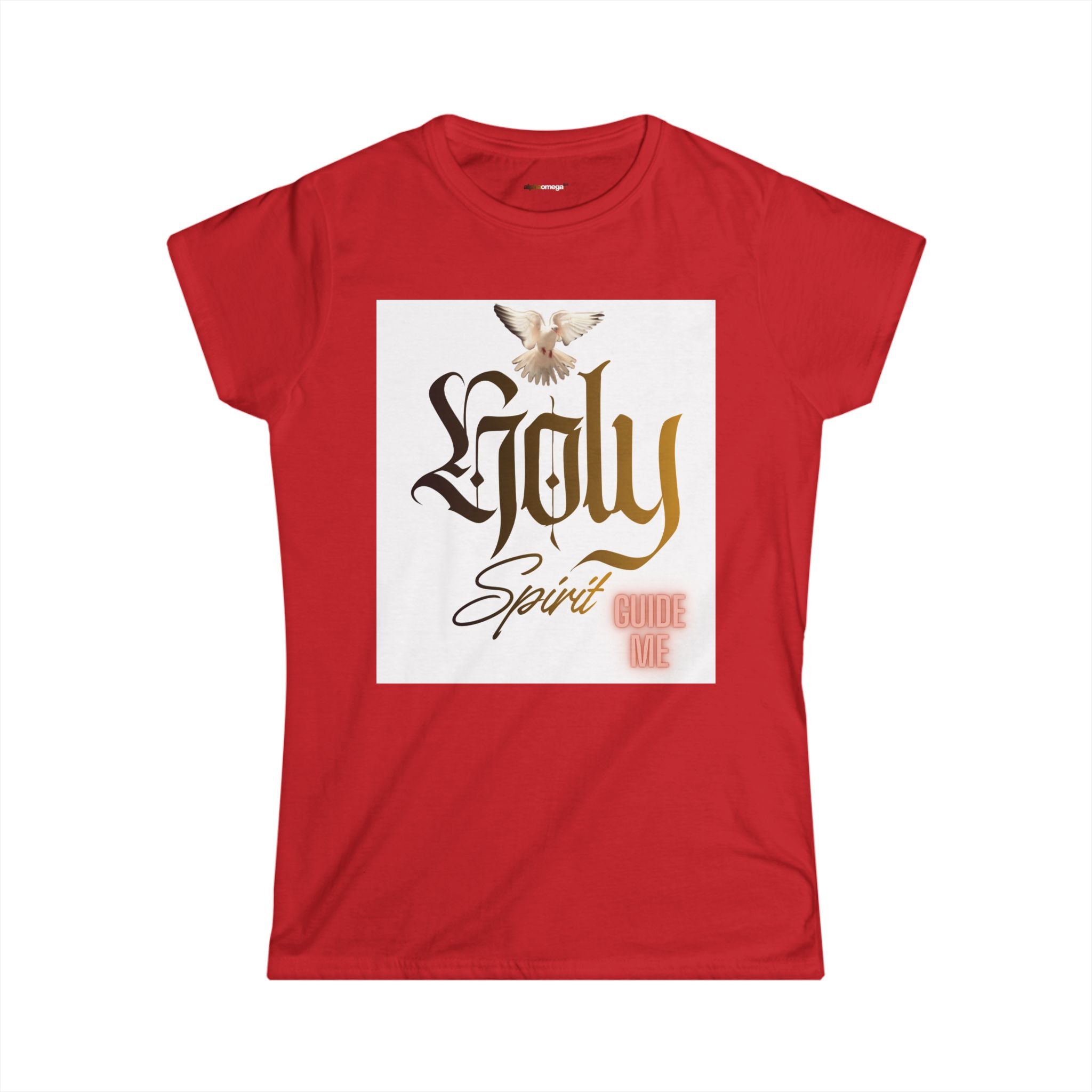Holy Spirit Guide me Girl Floral Tee - Women's Inspirational Christian Shirt (Copy)