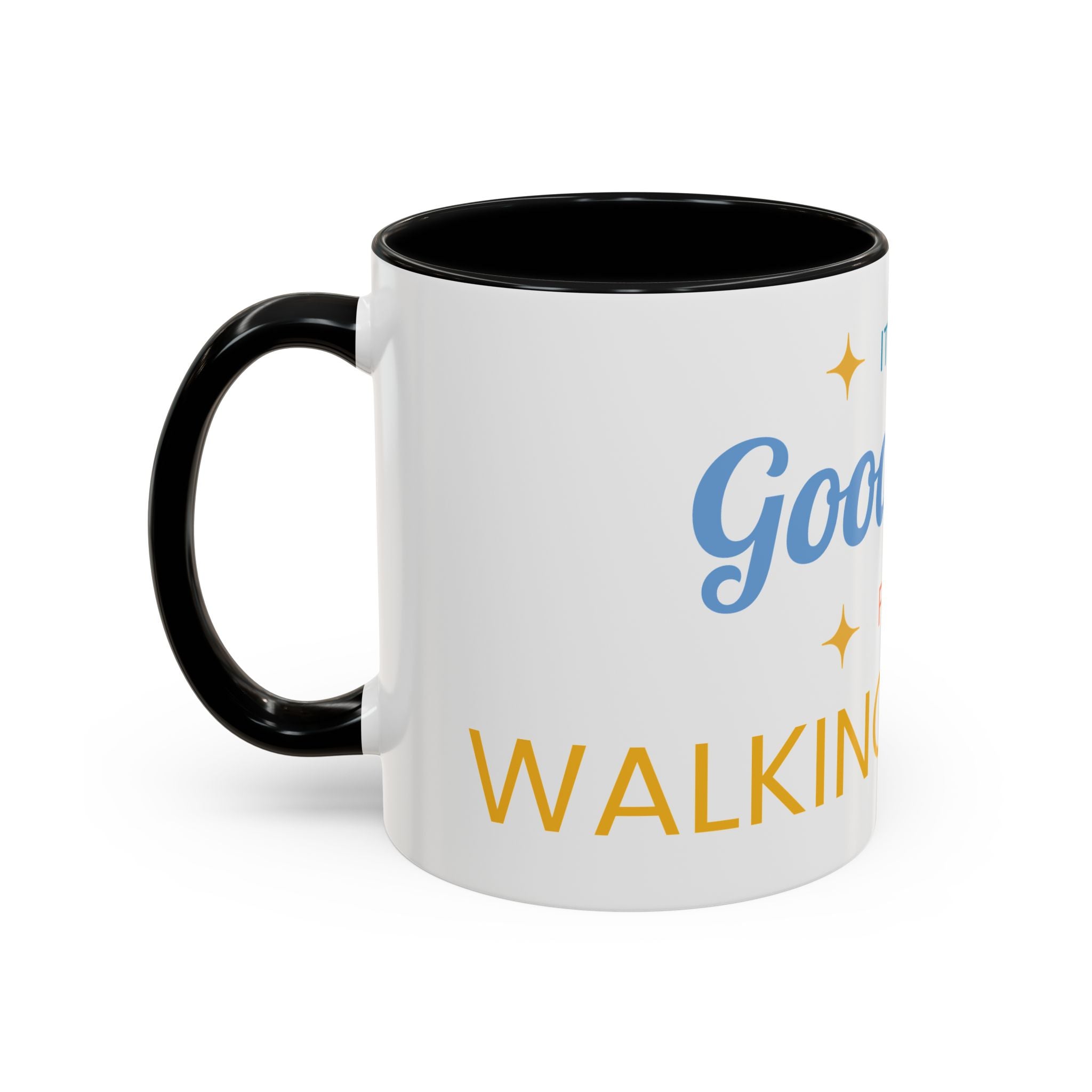 Inspirational Coffee Mug — “It's a Good Day for Walking in Faith” Ceramic Accent Mug