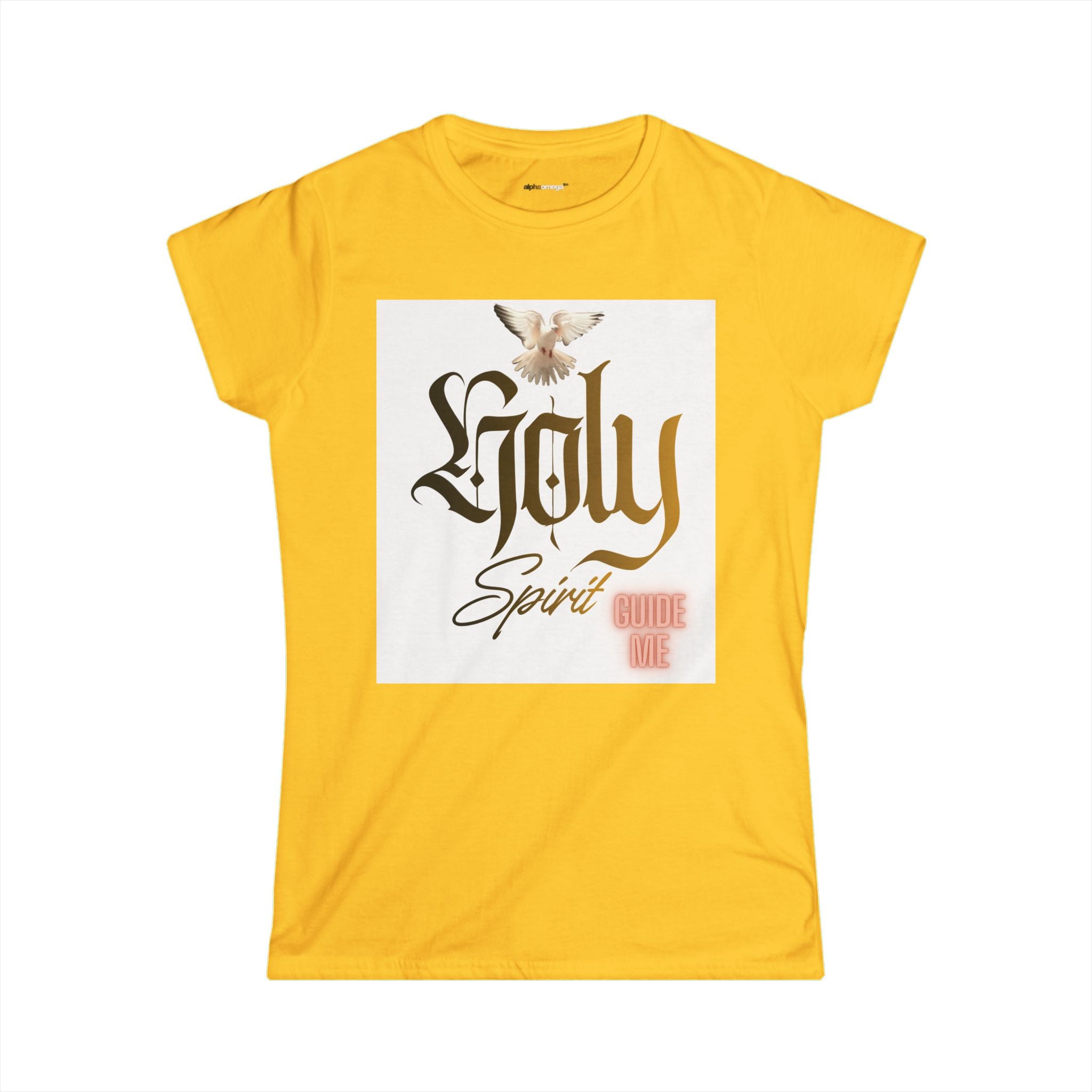 Holy Spirit Guide me Girl Floral Tee - Women's Inspirational Christian Shirt (Copy)