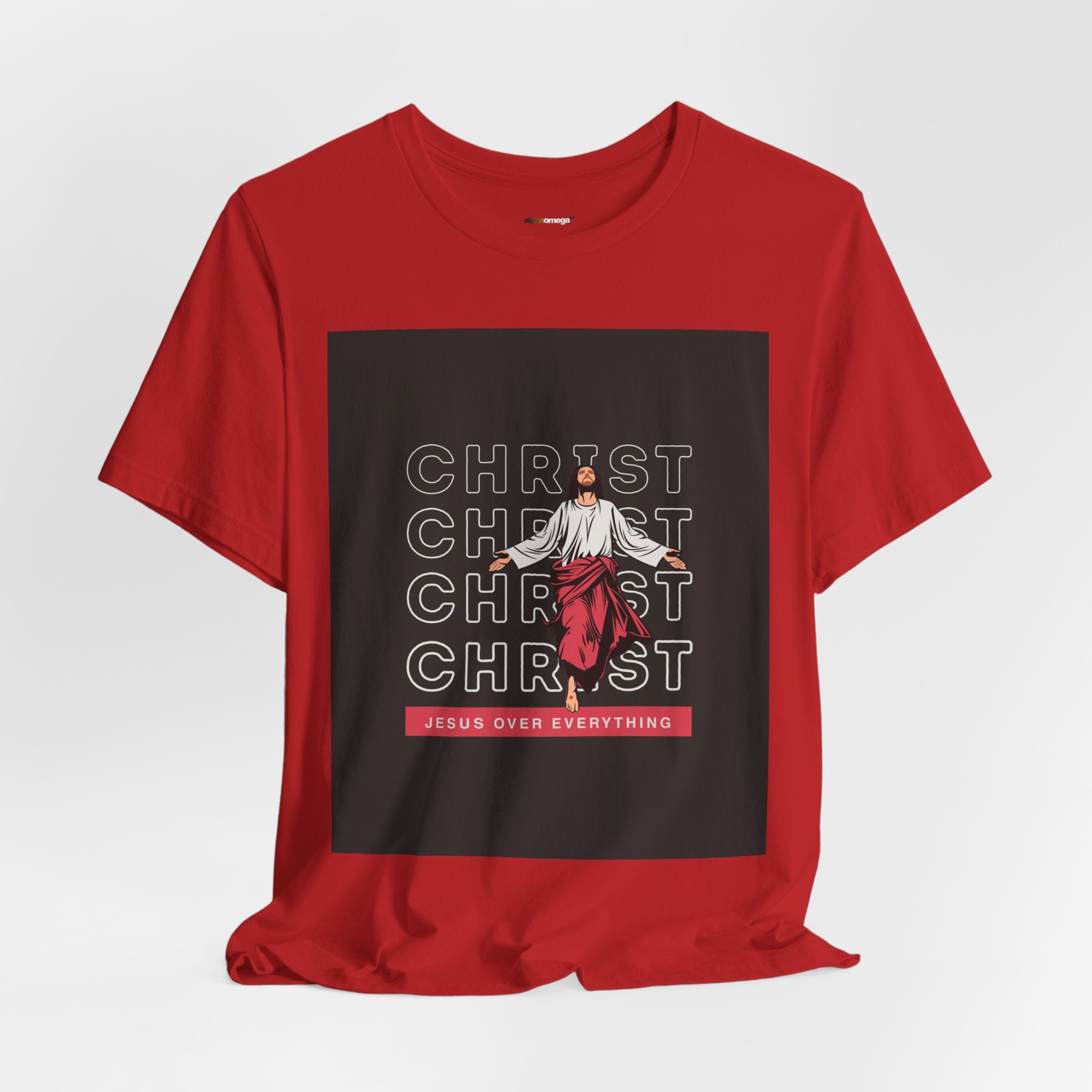 Christ - Jesus over everything Tee — Positive Message Graphic T-Shirt