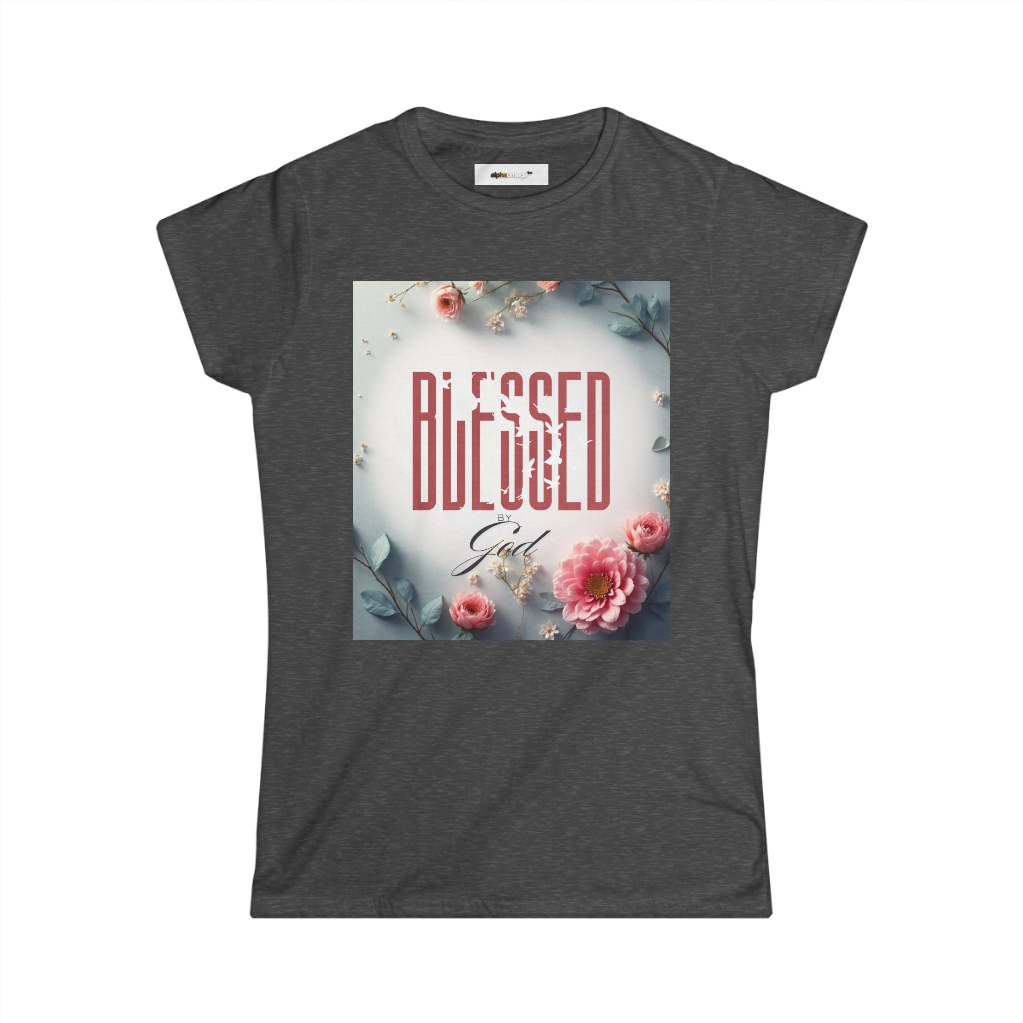 Blessed Girl Floral Tee - Women's Inspirational Christian Shirt (Copy)