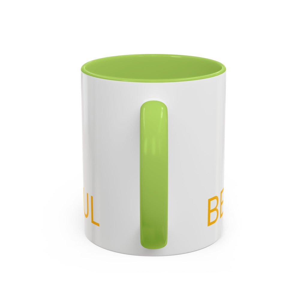 Coffee Mug — "It's a Good Day for Being Thankful" Accent Ceramic Mug