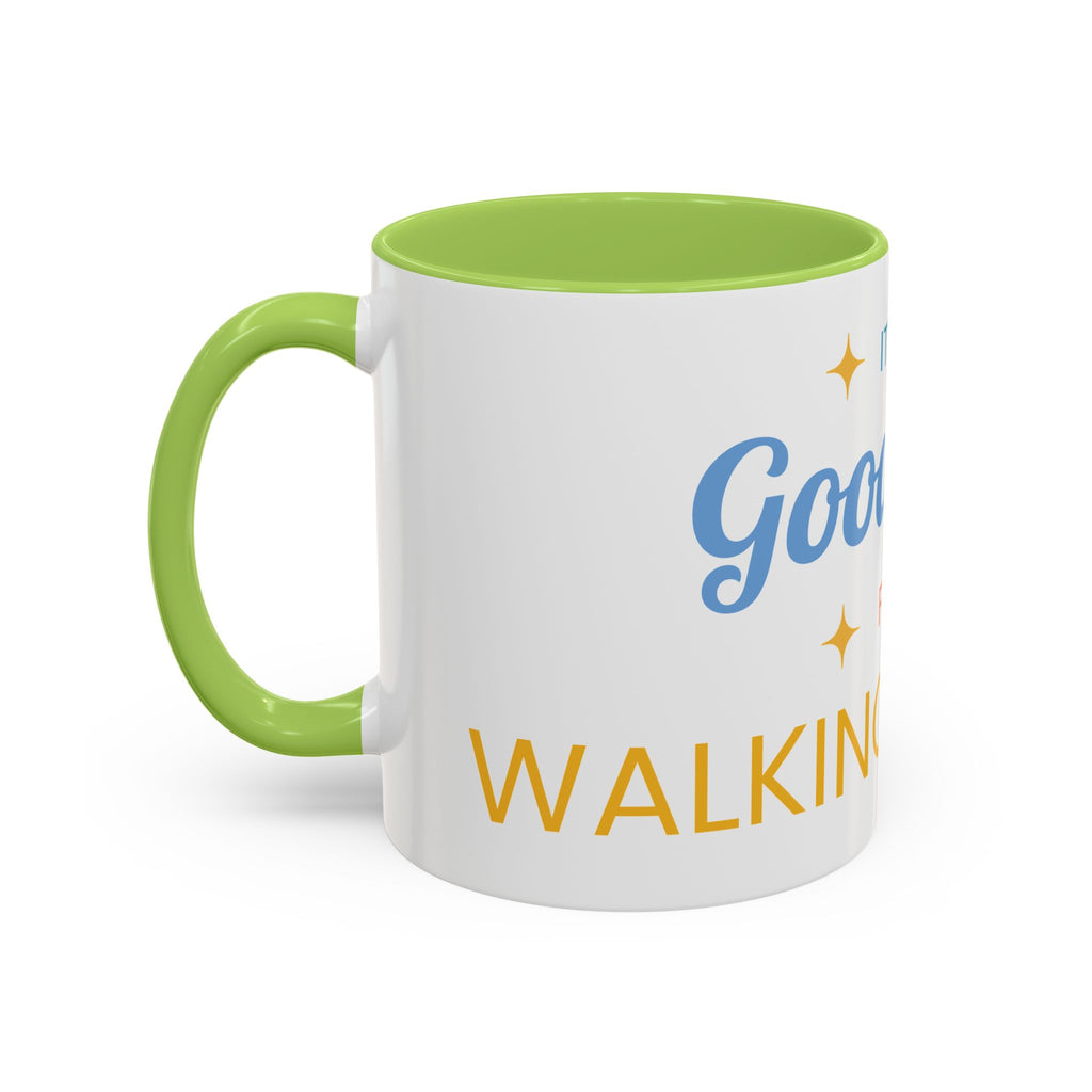 Inspirational Coffee Mug — “It's a Good Day for Walking in Faith” Ceramic Accent Mug