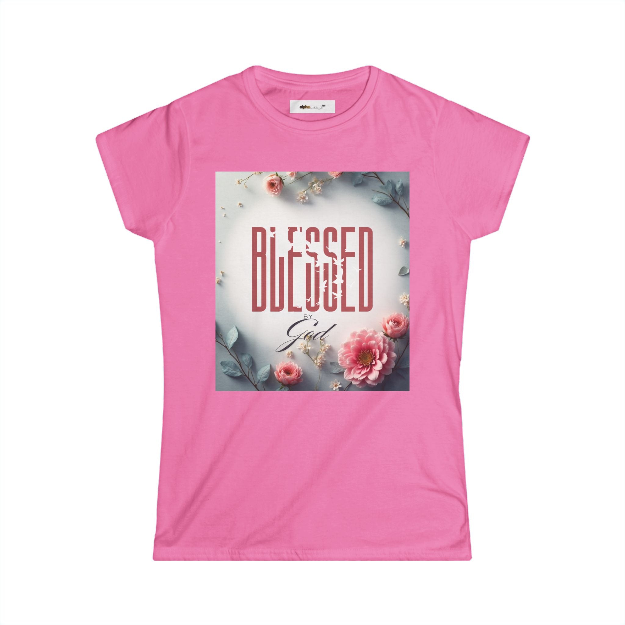 Blessed Girl Floral Tee - Women's Inspirational Christian Shirt (Copy)