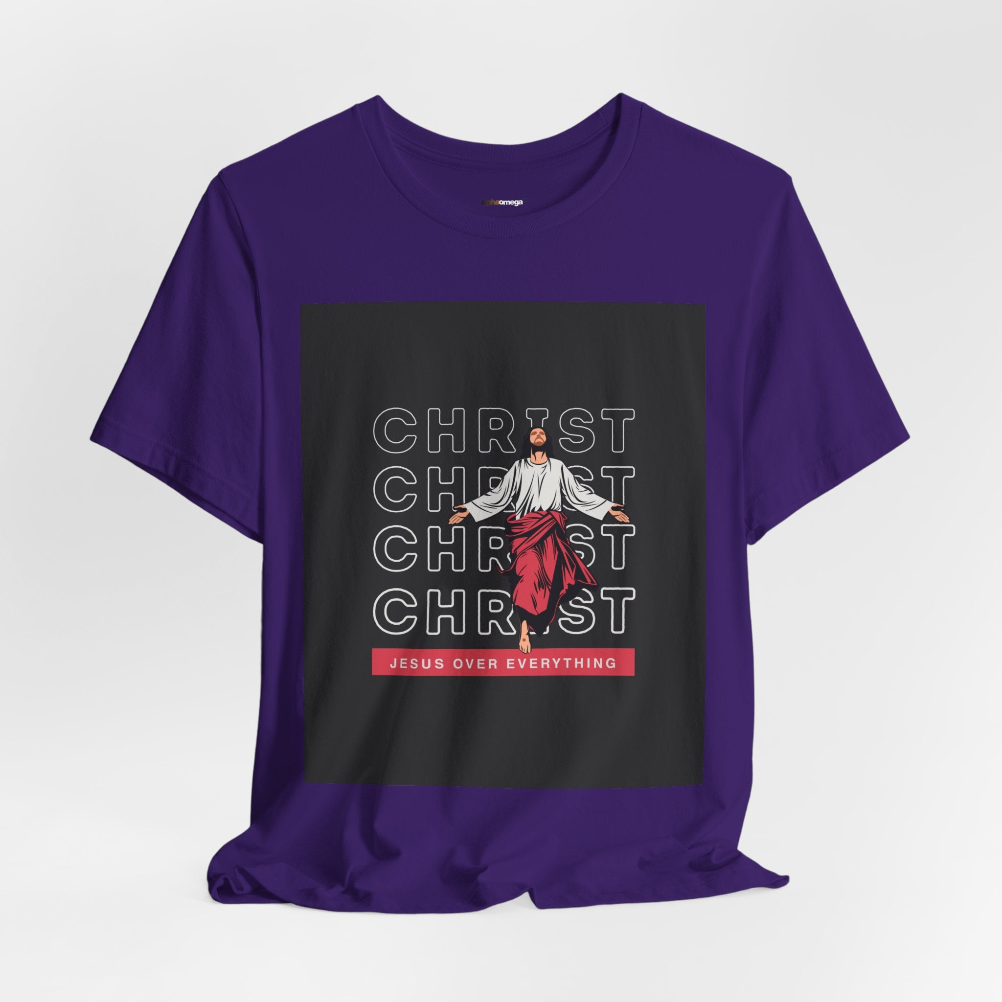 Christ - Jesus over everything Tee — Positive Message Graphic T-Shirt