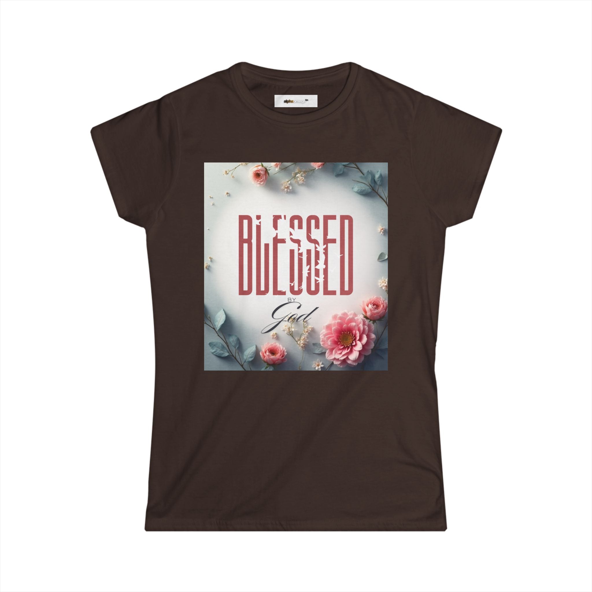 Blessed Girl Floral Tee - Women's Inspirational Christian Shirt (Copy)