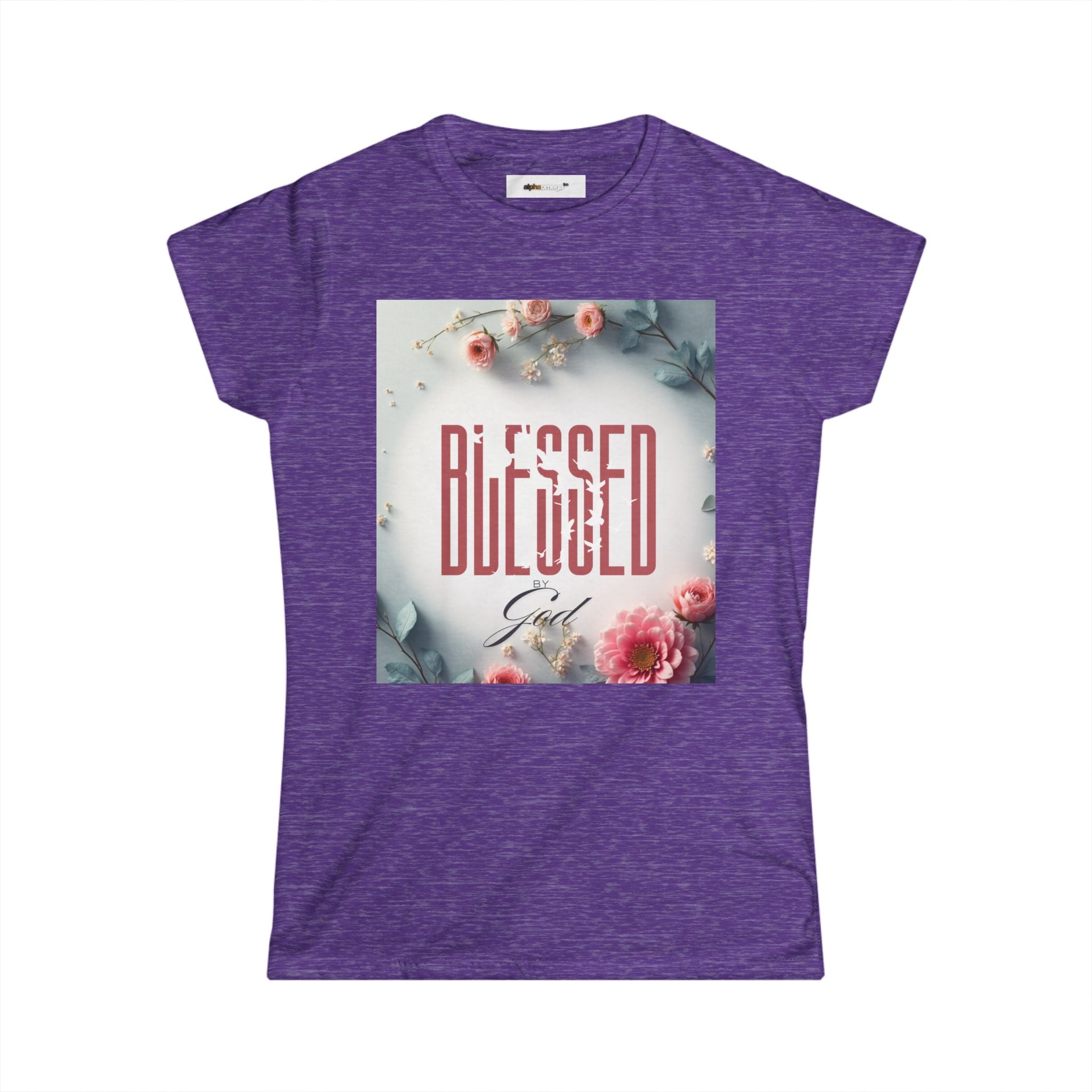 Blessed Girl Floral Tee - Women's Inspirational Christian Shirt (Copy)
